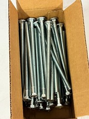 10 POUNDS Hillman 3/8-16 x 7″ Zinc-Plated Coarse Thread Interior Carriage Bolts