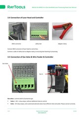 Raytools BW101-GS 3000W Laser Welding Head Laser Welding/Cleaning/Cutting Gun