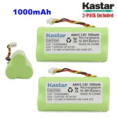 2 X Kastar Motorola Symbol LS-4278 DS-6878 Replacement Battery 1000mAh AAA 3.6v