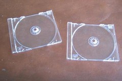 100 PCS 24MM MULTI 3 CD CASES CLEAR MULTI-3 CS CLEAR & 200 CLEAR TRAY KC02PK CDA
