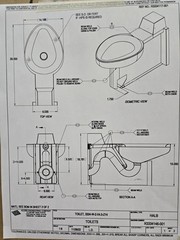 Stainless Toilet ACORN 3334 Commercial Toilet Rear Discharge Industrial Bar NEW