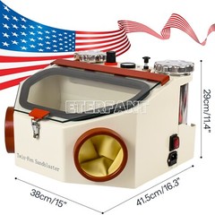 Dental Twin Pen Sandblaster Double Pen Sand Blaster for Lab 2 Aluminum Tank US