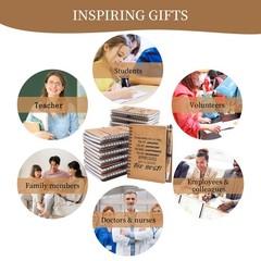 20 Pcs Employee Appreciation Gifts Bulk – 10 Sets of Inspirational Spiral Not…