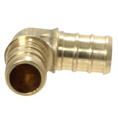 100 PIECES 1/2″ PEX ELBOW – BRASS CRIMP FITTINGS (LEAD-FREE)