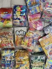 3.5g Mylar Bags ZA with Design Packs Smell Proof Packaging 50pk