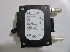 Airpax Sensata LMLB1-1RLS4-52-20.0-1-01-V Bullet Breaker 1P 20A 80VDC Max NEW!!!