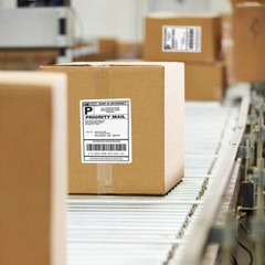 500 Fanfold 4 x 6 Direct Thermal Labels Shipping Labels For Zebra & Rollo USA