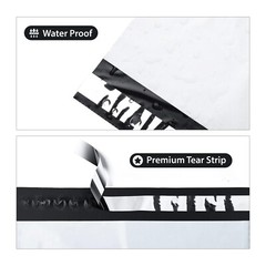 10×13 Poly Mailers Shipping Bags Envelopes White Premium Design Bag 100 To 10000