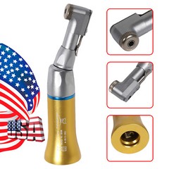 NSK Style Dental Contra Angle Low Speed Handpiece Latch Gold For E-type motors