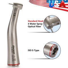Dental Electric Handpiece 1:5 Contra Angle Fiber Optic High Speed Standard Head