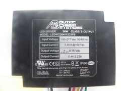 APS – ARTEC POWER SYSTEMS – LEDWC040S222PS – LED DRIVER 6-16Vdc, 36W, .44-2.22 A