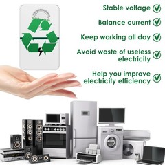 2PcsEnergy Saving Device Stopwatt Electricity Saving Box Stabilize VoltageDevice