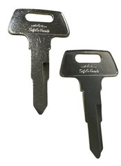 2-Key Blanks to fit various Honda Motorcycles SafeCo Brands