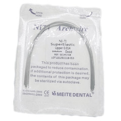 10 Bolsas Arcos de Ortodoncia Dental Redondos Niti Arco de Alambre Su