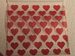 700 SMALL BAGGIES 1515 1.5″ X 1.5″ MINI RESEALABLE DESIGNER BAGS RED DICE