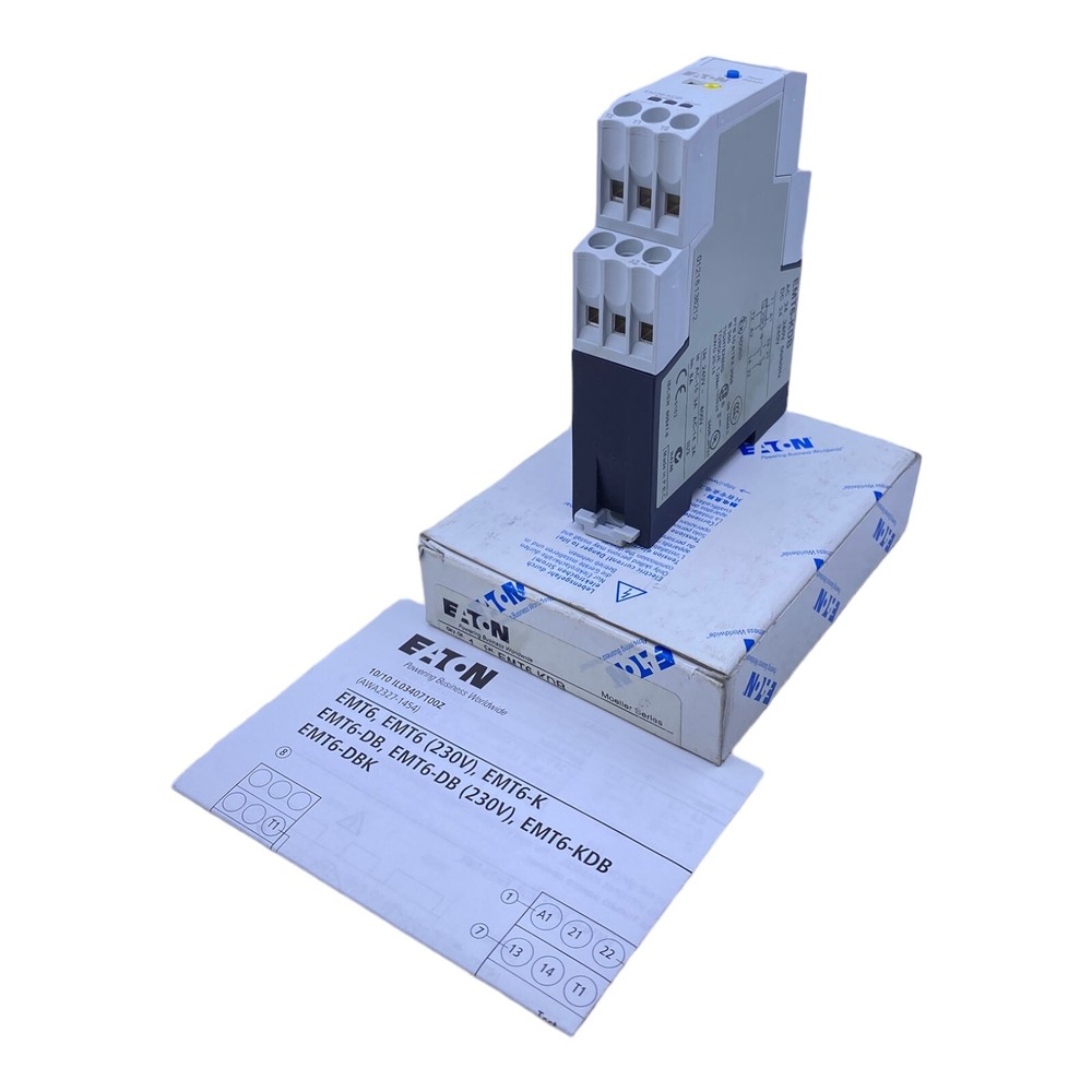 EATON EMT6KDB Timing Relay 24…240V AC 50/60Hz 24…240V DC