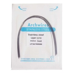 Dental Orthodontic Stainless Steel Round Arch Wire Ovoid Form 10pcs/pack