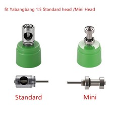 Dental Optic Fiber 1:5 Contra Angle Handpiece Mini Standard Head Inner Water