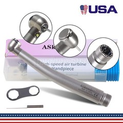 Askeadnt Dental High Speed Handpiece E-generator LED Fiber Optic Push 2 Hole 2-H