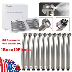 KaVo Style Dental Fiber Optic LED E-generator High Speed Handpiece Turbine 4HOLE