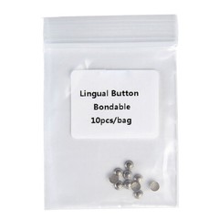 5X AZDENT Dental Orthodontic Round Lingual Button for Bondable 10Pcs/Pack