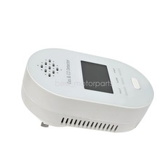 Portable 4-in-1 CO Detector with Smoke & Natural Gas, Plug-in Safety Alarm