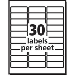 Customizable Printable Address Labels 1″ x 2-5/8″ – 3,000 Blank Mailing Stickers