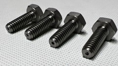 1/4-20 x 3/4” Titanium Hex Bolts Light Weight High Strength 4 Bolts Racing