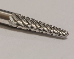 SL42D Taper SOLID Carbide Burr Bur Cutting Tool Die Grinder Bit 1/8″