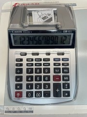 Canon P23-DH V Mini Desktop Printing Calculator and LS-100TS Handheld Calculator