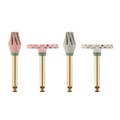 4 Pcs/Box Dental Diamond 135°C Autoclavable Composite Polishing Brush Wheels Kit