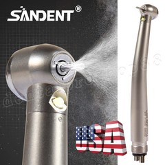 Dental Fiber Optic E-generator LED High Speed Handpiece Internal 3 Spray 4 Hole