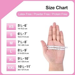 GP Craft Medical Nitrile Gloves 3.5Mil Powder Latex Free Disposable (100pcs)