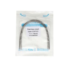 10 Pcs/pack Dental Orthodontic Stainless Steel Round/Rectangular Arch Wire Ovoid