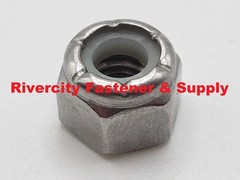 1/4-20 Nylon Insert Stop Nuts 316 Stainless Steel 1/4×20 Nuts 1/4 x 20 Lock Nut