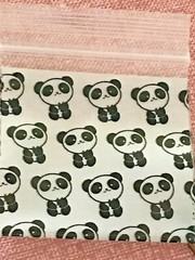 200 SMALL BAGGIES 1515 1.5″ X 1.5″ MINI RESEALABLE POLY DESIGNER BAGS TEDDY BEAR