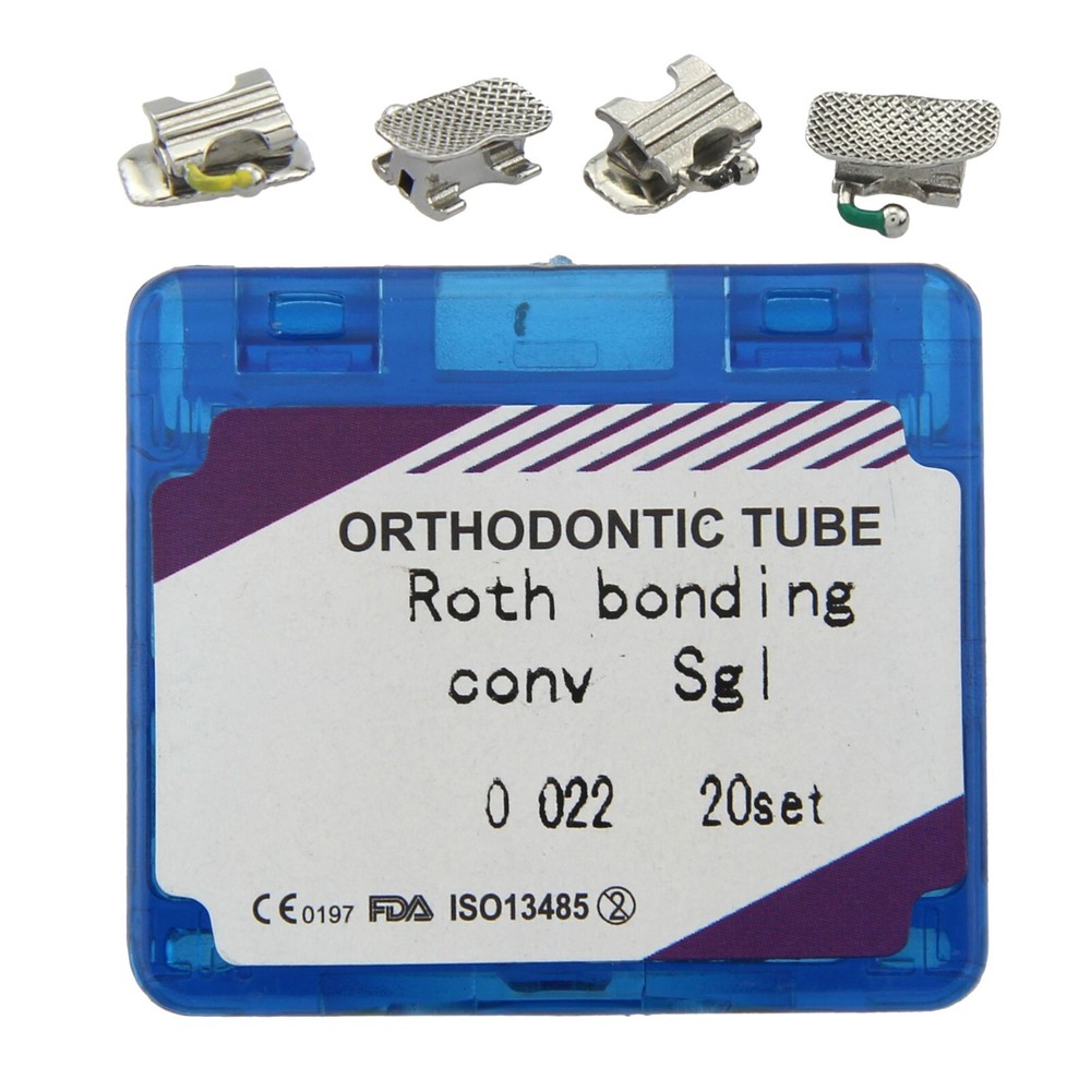 Tubo bucales de ortodoncia Dental Buccal Tube Convertible 1st Molar MBT Roth 022