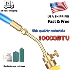 Propane Torch Head Full Metal Brass Propane Gas Welding Torch Soldering