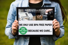 3 1/8X230 ft THERMAL POS RECEIPT PRINTER BPA FREE 50 ROLLS NOBRANDING FOR RESALE