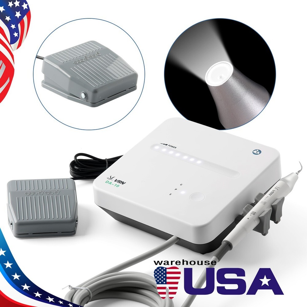 VRN-DA10 LED Dental Ultrasonic Piezo Scaler Handpiece+Detachable Handpiece+Tips