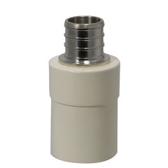25 PIECES 3/4″ PEX X 3/4″ CPVC TRANSITION COUPLING ADAPTER (LEAD FREE BRASS