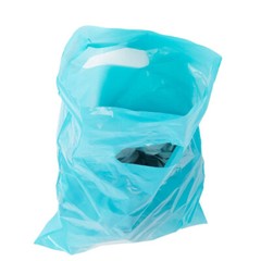 Plastic Bags 1000 Blue Shopping Merchandise Die Cut Handles 9 x 12″ Diecut