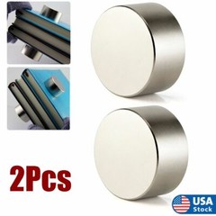 2Pack N52 Large Neodymium Rare Earth Magnet Big Super Strong 40mm*20mm