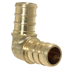 25 PIECES 1/2″ PEX ELBOW – BRASS CRIMP FITTINGS (LEAD-FREE)