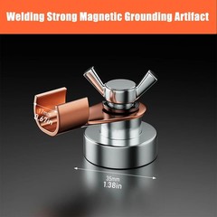 Strong HeavyDuty Magnetic Welding Ground Clamp Tool Welder Magnet Holder 1PC
