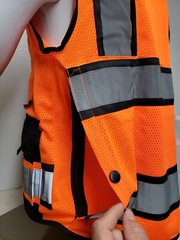 Surveyor Two Tone Safety Vest ANSI/ ISEA 107-2015 Approved (XSmall to 5XL)
