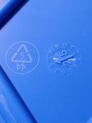 (QTY 2) Greenmade 30-in. x 20-in. Blue Snap Lock LID For 27 Gallon Storage Box