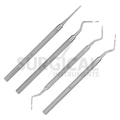 4 Pcs Dental Straight Surgery Extraction Root Tip Apical Elevator German Grade