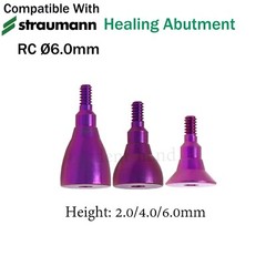 Fits ITI Straumann BL/BLT Dental NC/RC Healing Abutment Caps Cover Screw