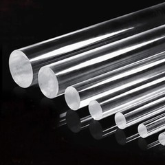 Clear Acrylic Plexiglass Perspex Φ 2mm-100m Round Rod Solid Bar 100mm-500mm Long